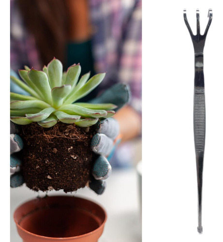 Bonsai Tweezer De Acero Inoxidable Durabilidad Suelo Soltero