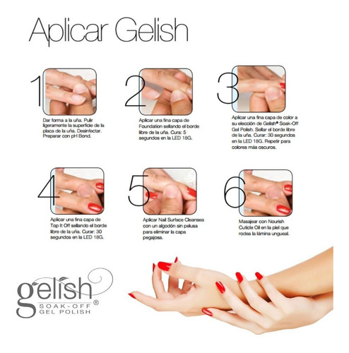Coleccion Gelish 6pcs Polish Semipermanente Disney Villians