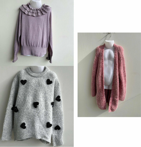 Pack De Tres Buzos Marca Zara Para Niñas Talle 10