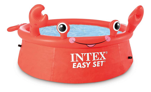 Pileta inflable redondo Intex Easy Set 26100 886L roja