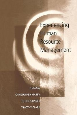 Libro Experiencing Human Resource Management - Christophe...