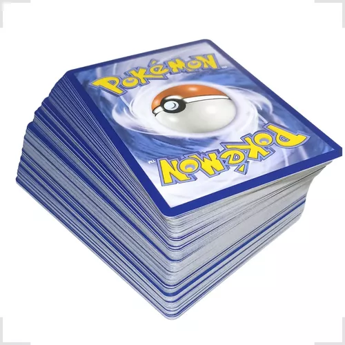 Lote Pack 100 Cartas Pokémon Aleatórios sem Nenhuma Repetida :  : Brinquedos e Jogos