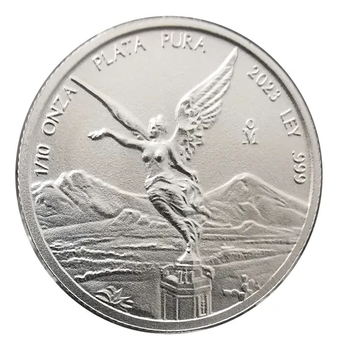 comprar Fracción 1\u002F10 Onza Plata Pura Libertad 2023 