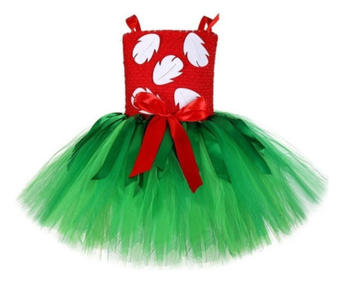 Vestido De Tutú Lilo For Niña, Disfraz De Navidad Y Hallowe