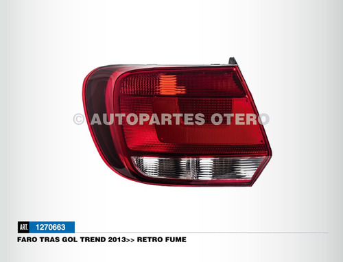 Faro Tras Gol Trend 2013 Retro Fume