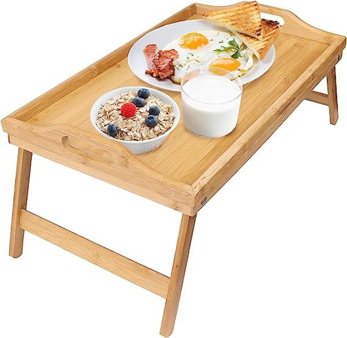 Mesa De Desayuno Plegable  Greenco  Bambu