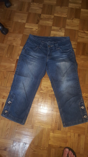 Jeans Bermuda Licra Talle 30 . 18 Y Rio Negro