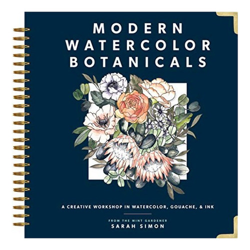 Modern Watercolor Botanicals - Sarah Simon. Eb8