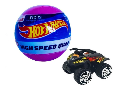 Hot Wheels - Pack X5 Pelotas Vehículo Mini A Fricción- Hw013