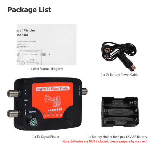 Medidor De Tv Led Finder, Buscador De Señales, Pantalla Y Al