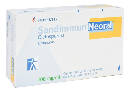 Sandimmun Neoral Ciclosporina Emulsión 100mg/ml Fco 50ml