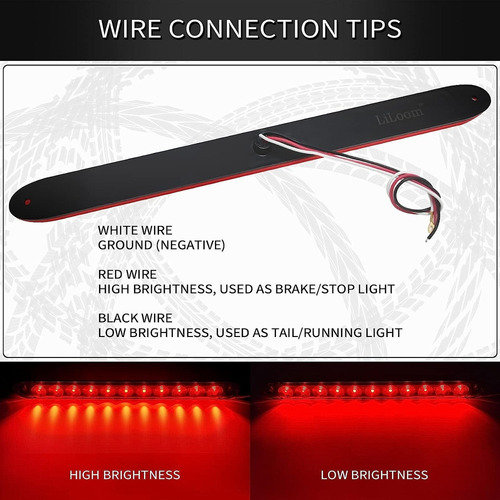 Liu Kit De Luces Led Para Remolque Luces Traseras Cuadradas