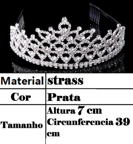 Coroa De Miss Concurso Strass Noivas Debutantes Concursos #3