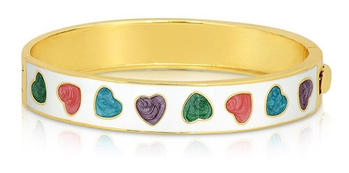 Brazalete De Corazones Multicolor