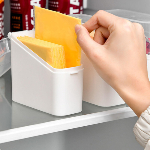 Contenedor De Queso En Rodajas, Contenedor De Refrigerador
