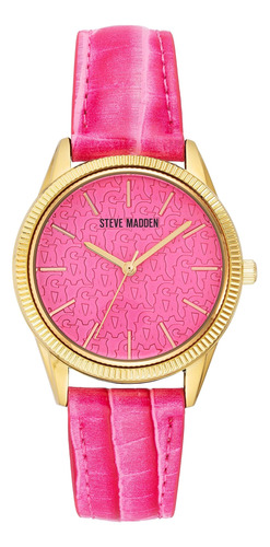 Reloj Con Correa De Cocodrilo Para Mujer Steve Madden