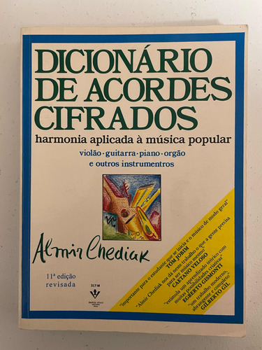 Livro Dicionário De Acordes Cifrados De Almir Chediak