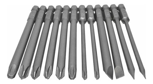 Juego De Brocas Phillips S2 De 100 Mm, 12 Piezas