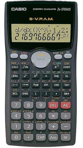 Calculadora Casio Fx 570ms Cientifica - Ditribuidor Oficial