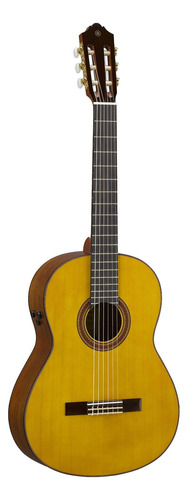 Guitarra criolla clásica Yamaha TransAcoustic CG-TA para diestros natural brillante