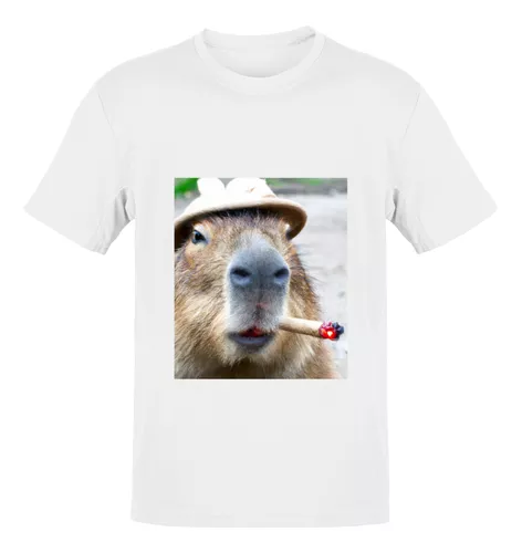 Camiseta Capivara Meme Fofo Latinoamerica Unissex