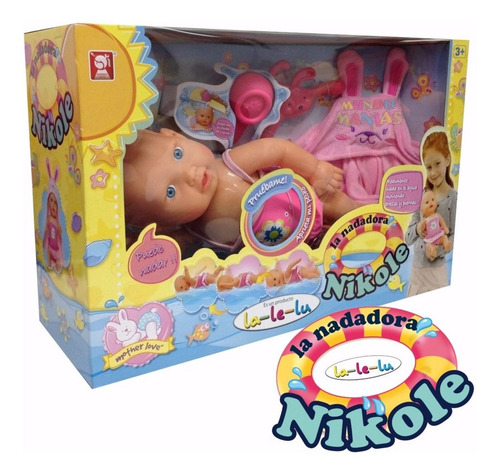 Nikole La Nadadora Muñeca Nada Lalelu Original Mundo Manias