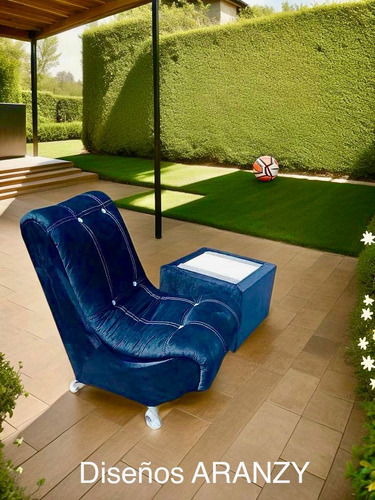 Venta De Sillón Con Taburete (centro De Mesa Y Banco )