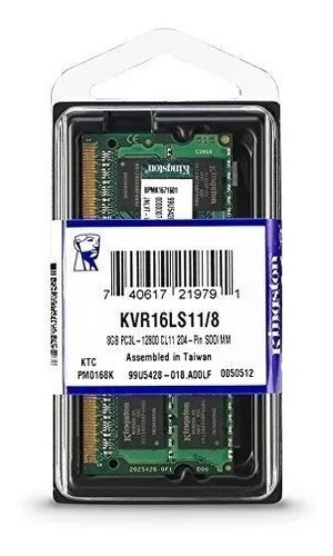 Memoria Ram Kingston 16gb (2x8gb) Ddr3l 1600 Certificada Mac