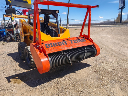 Mulcher Forestal Para Minicargador Triruradora Para Desmonte