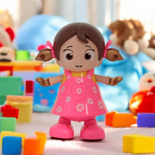 Boneca Dançarina Fofa Musical Com Luzes Led Que Brilha