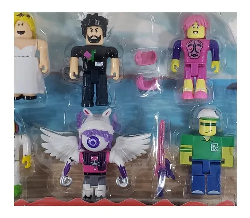 6 peças de bonecos /personagens/ skins de Roblox 2018 feito de PVC.