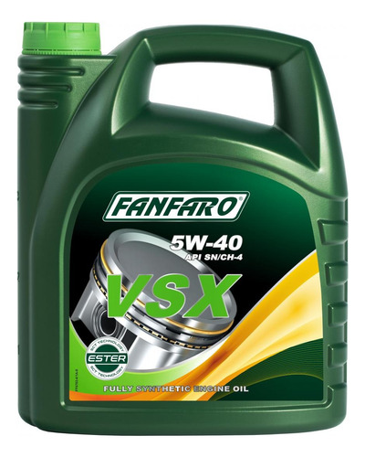 Aceite Sintetico Vsx 5w-40 5w40 Fanfaro 4l. (032)