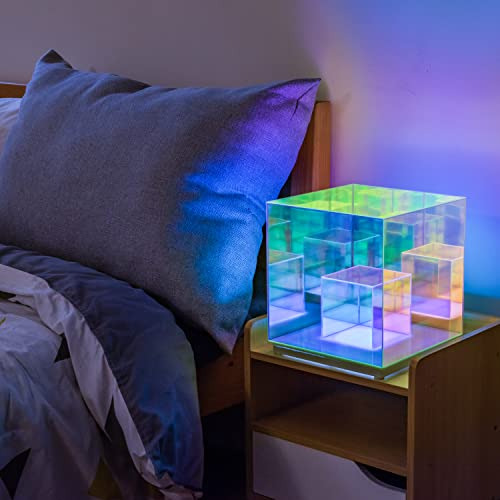 Lámpara De Mesa De Cubo Led, Luz De Cubo Infinito, Dod...