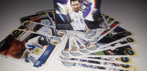 Copa América 2021 Argentina Campeón Juego De Naipes Nuevo