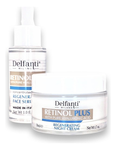 Retinol Plus Con Ácido Hialurónico Puro, Delfanti Momento De Aplicación Noche Tipo De Piel Todo Tipo De Piel