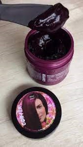 Imagem 4 de 6 de Máscara Marsala Vinho Coiffer Cosméticos 350g Sem Amônia
