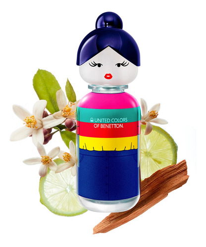 Imagen 3 de 7 de Perfume Benetton Sisterland Blue Neroli Edt 80ml Original