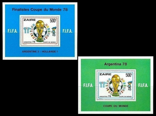 Mundial Fútbol - Argentina '78  - Zaire - 2 Blocks Mint 