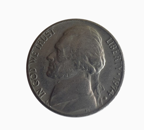 Moneda Estados Unidos 1974 5 Centavos