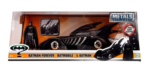 Vehiculo Batman, Batimovil Metalico + Figura Batman