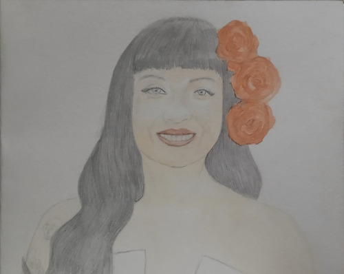 Retrato A Lápiz Personaliado De Un Rostro 30 X 23 Cm