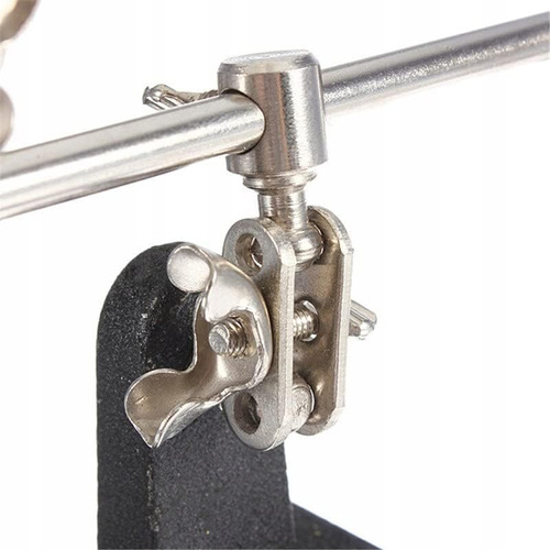 Soporte Con Lupa 2 Pinzas P/ Soldadura Electronica Plaqueta
