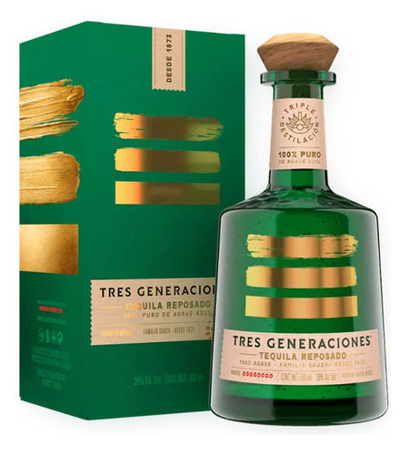 Pack De 6 Tequila Sauza 3 Generaciones Reposado 700 Ml