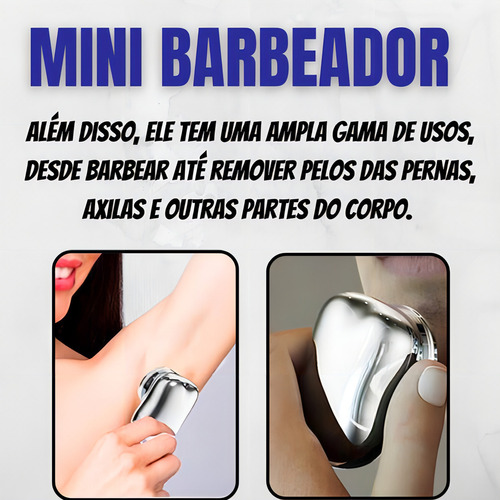 Genérica Mini Shaver Blue 110/220v