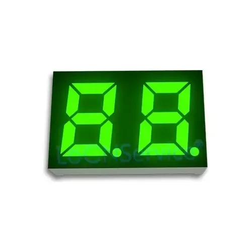 5 Display LED Verdi 1,8 Pollici – 1 Cifra 7 Segmenti – Catodo Comune – GCSUPERMARKET - Foto 2