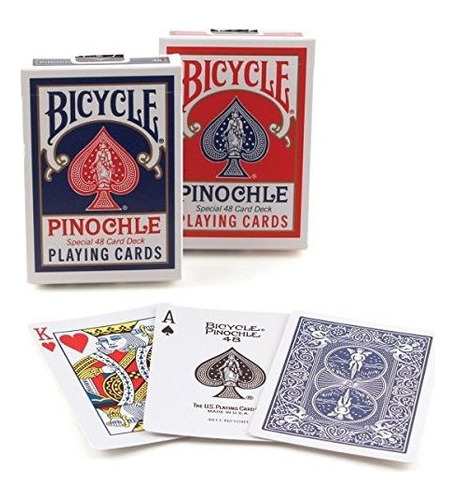 Cartas Para Juegos Naipes Pinochle Para Bicicleta (paquete D