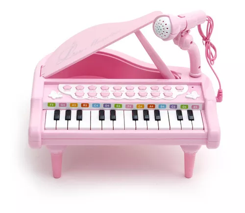 Teclado infantil a pilha rosa - TOYS - Piano / Teclado de Brinquedo -  Magazine Luiza
