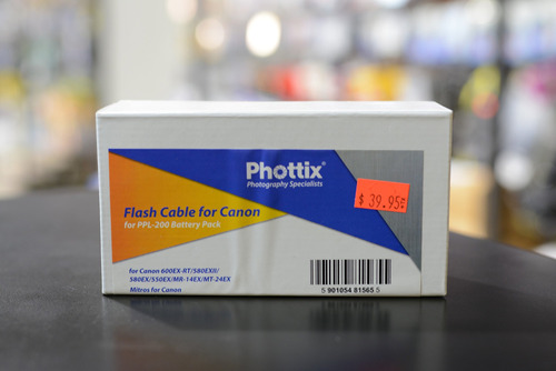 Phottix Cable Flash Para (canon) Ppl-200 Battery Pack