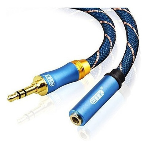 Emk De Audio Estereo Auxiliar Cable De Audio De Extension Es
