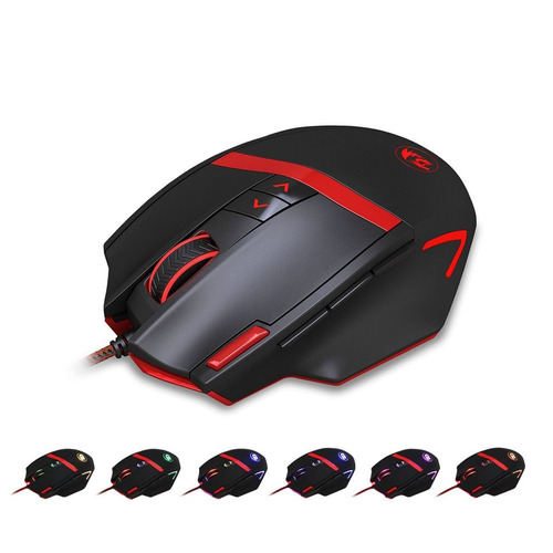 Redragon Gaming Mouse Láser Mammoth M801 Alámbrico Negro